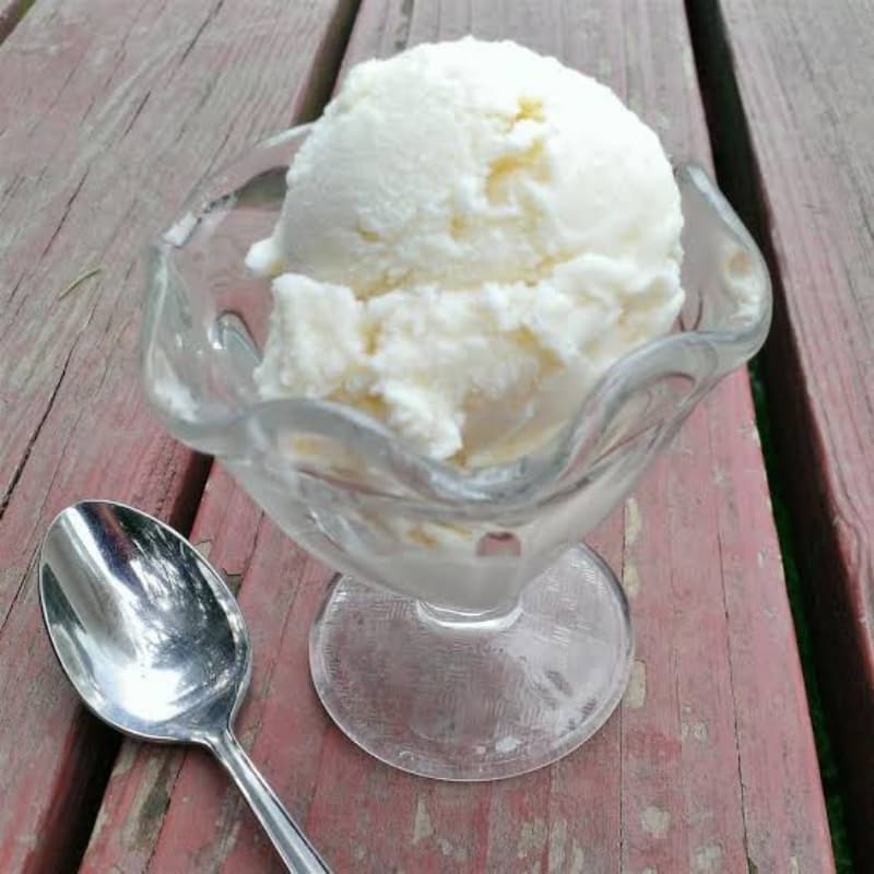 Vanilla ice cream
